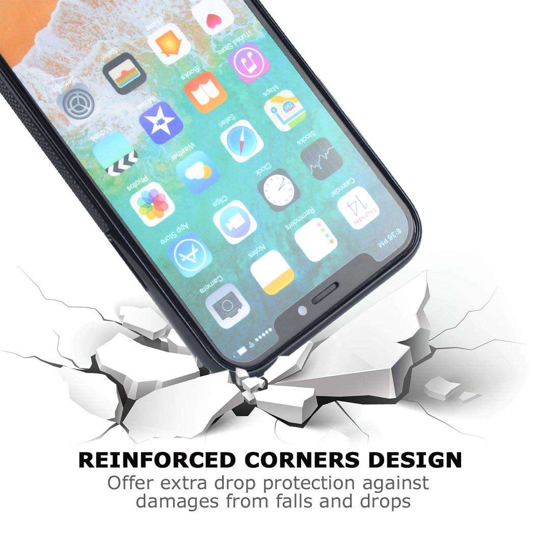 iPhone Xs Max Case,VONDER Starry Night Space Shock-Absorption Anti-Scratch TPU Phone Cases for iPhone Xs Max Cover 5