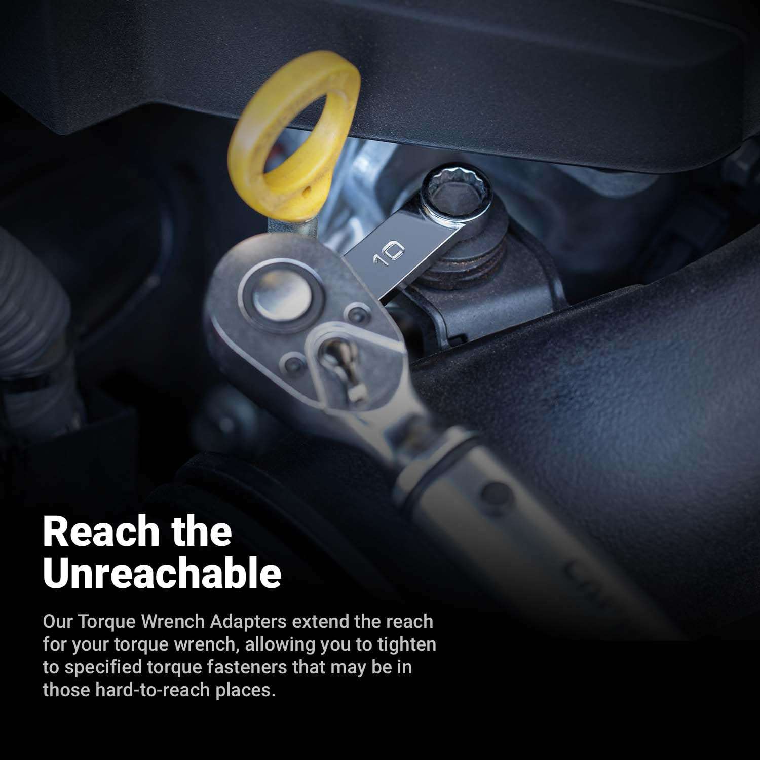 Capri Tools 1/2 in. Drive 21 mm Torque Adapter, 12-Point Box End 3