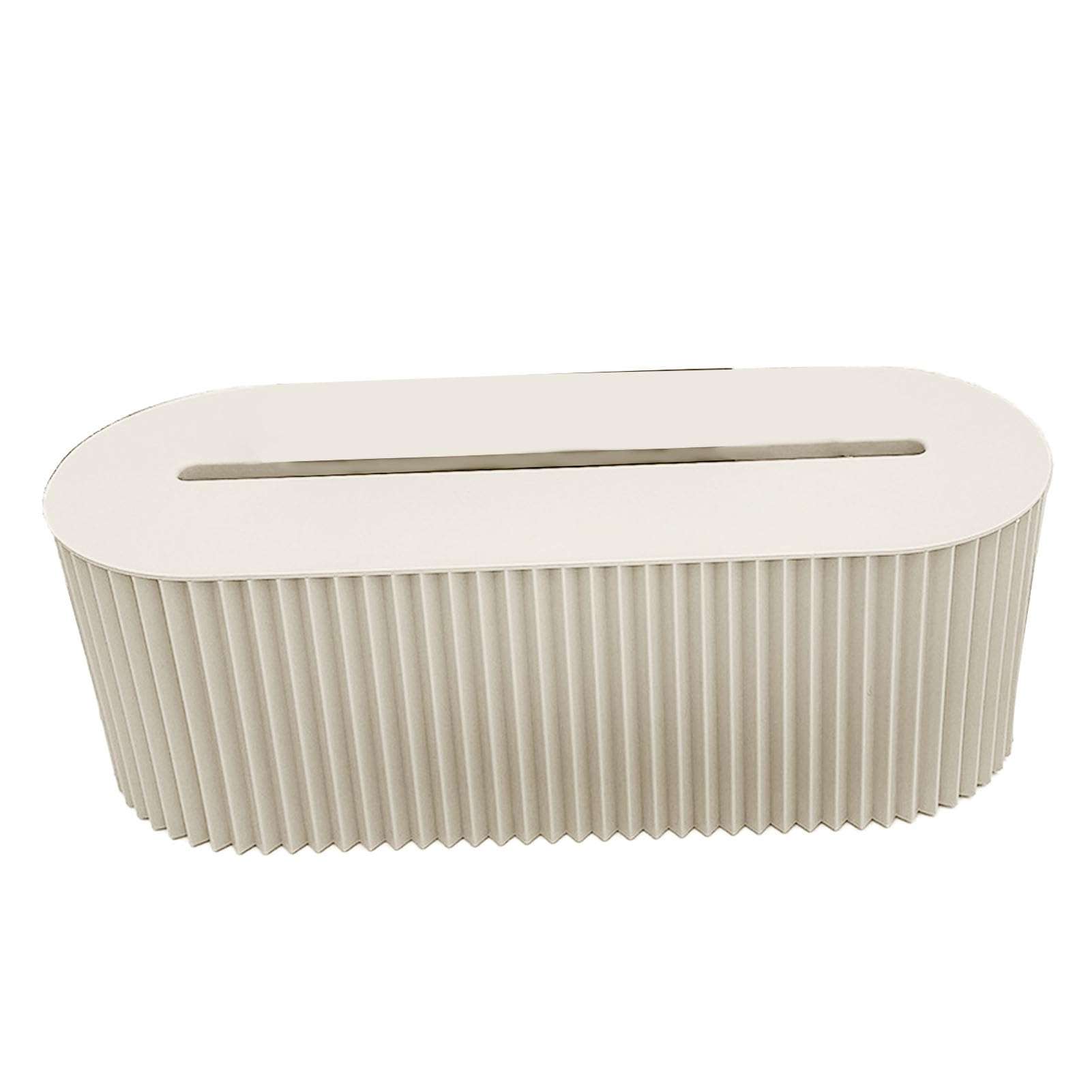 Cable Management Box, Cable Organizer for Cable and Cord Management TV Computer USB Hub System to Cover and Hide (White)