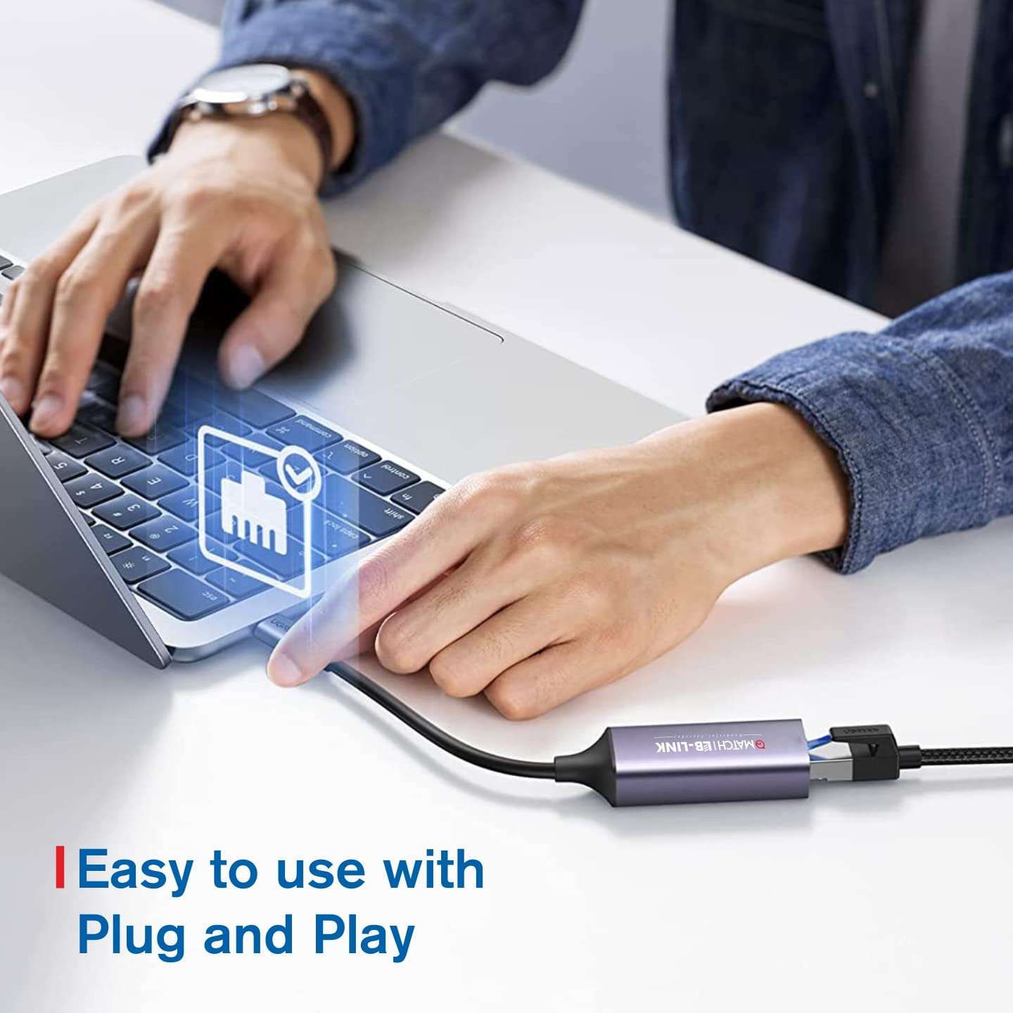 Match LB-Link USB 2.0 to 100 Mbps Ethernet Network Adapter| LAN to USB Converter| Plug and Play 2