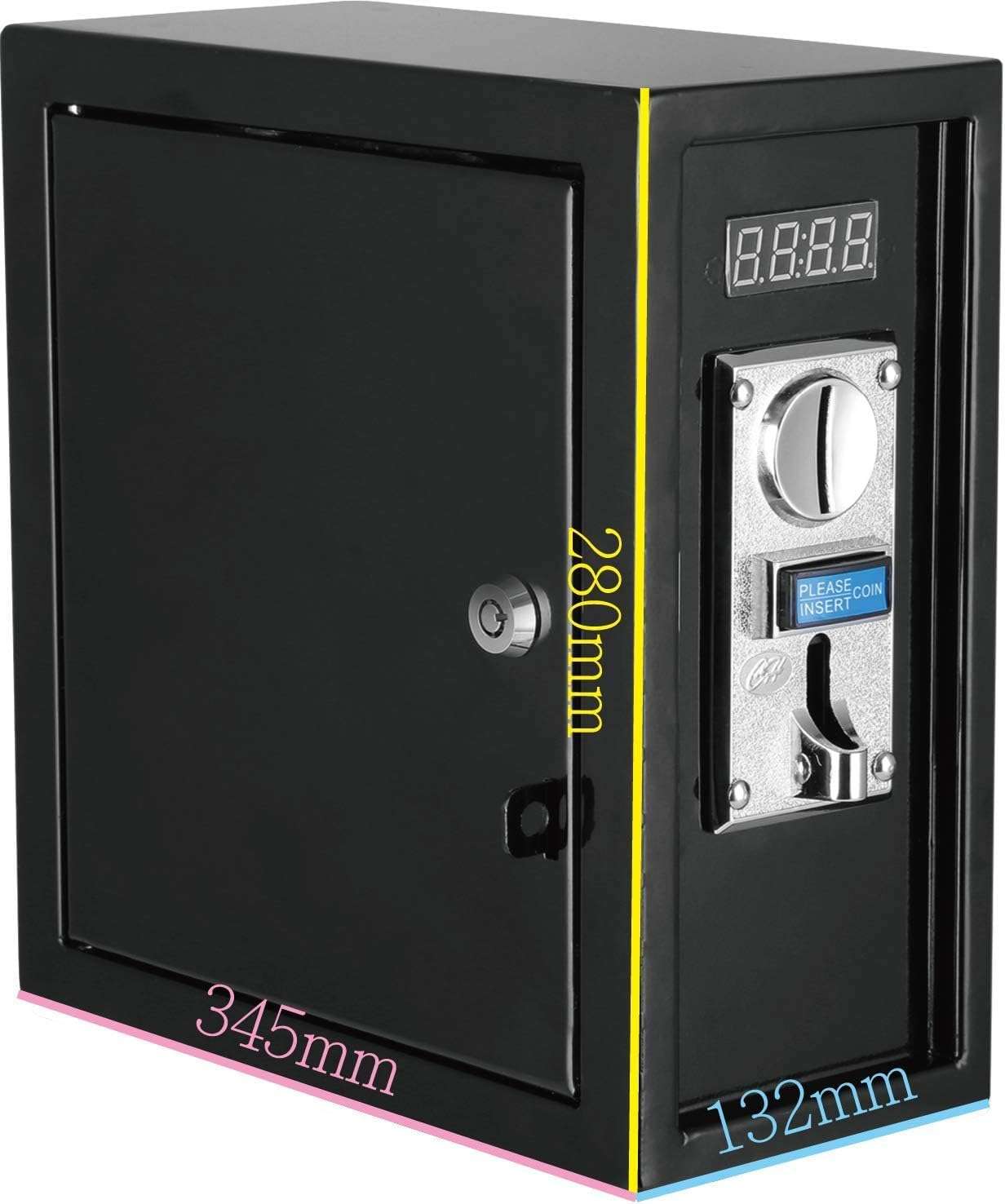 Sintron ST-003 Coin Operated Timer Control Box with NEMA 14-30R Receptacle 4 Prong 220V for US & CA Dryer Power Plug 3 Pole 3 Wire, Use for Vending Machine, Gaming & Washing Machines, Massage Chairs 4