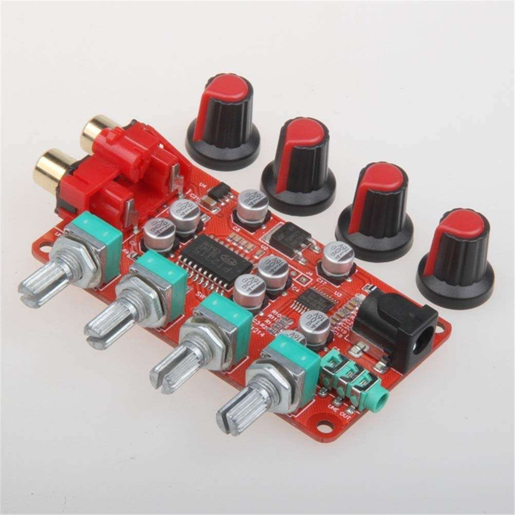 Tone Board Preamplifier Tweeter Bass Volume Control Preamp Audio Processor for Amplifier Board Home Theater 1