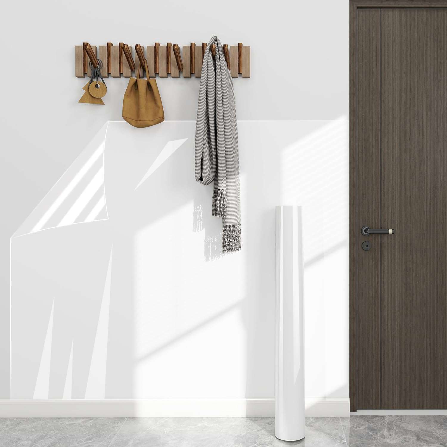 PAPIX Transparent Kitchen Wall Protection Film, Self-Adhesive Wallpaper| Cabinets Laminate Film Tile Cover- Oil Proof Furniture Film Splash Guard for Table and Furniture (12 X 48) 3