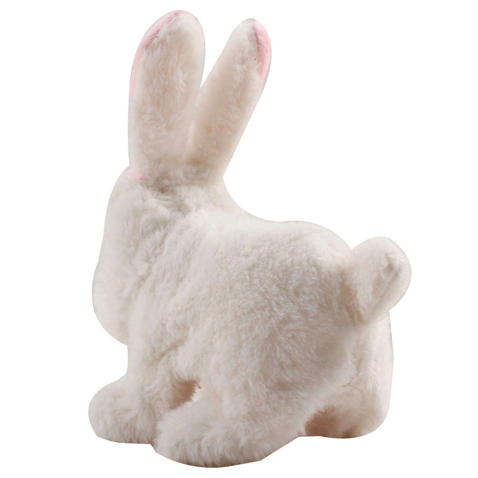 Vokodo Playful Bunny Hops Around Makes Sounds Wiggles Ears And Nose Cute Interactive Rabbit Kids Soft Cuddly Electronic Pet Battery Toy Animal Great Gift For Preschool Children Boy Girl Toddler Easter 4