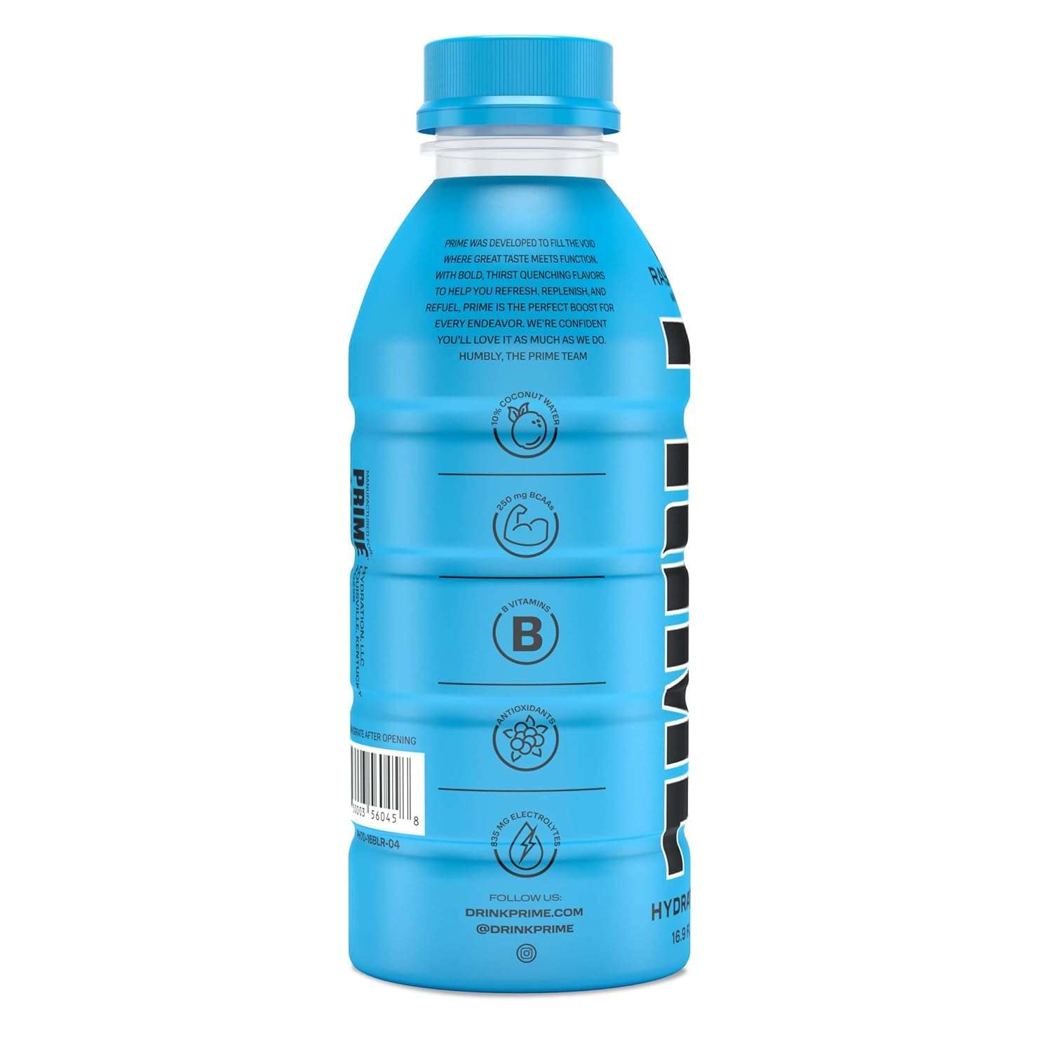 Prime Blue Raspberry Drink Sports Is Loaded With Electrolytes With Zero Added Sugar By Ksi & Logan Paul 500 ml 3