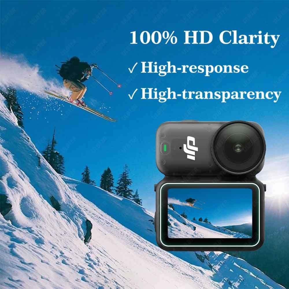 ULBTER Screen Protector for DJI OSMO Nano Camera [3Pack], Tempered Glass Cover 9H Hardness Ultra-Clear Anti-Scrach Anti-Fingerprint Anti-Bubble 6