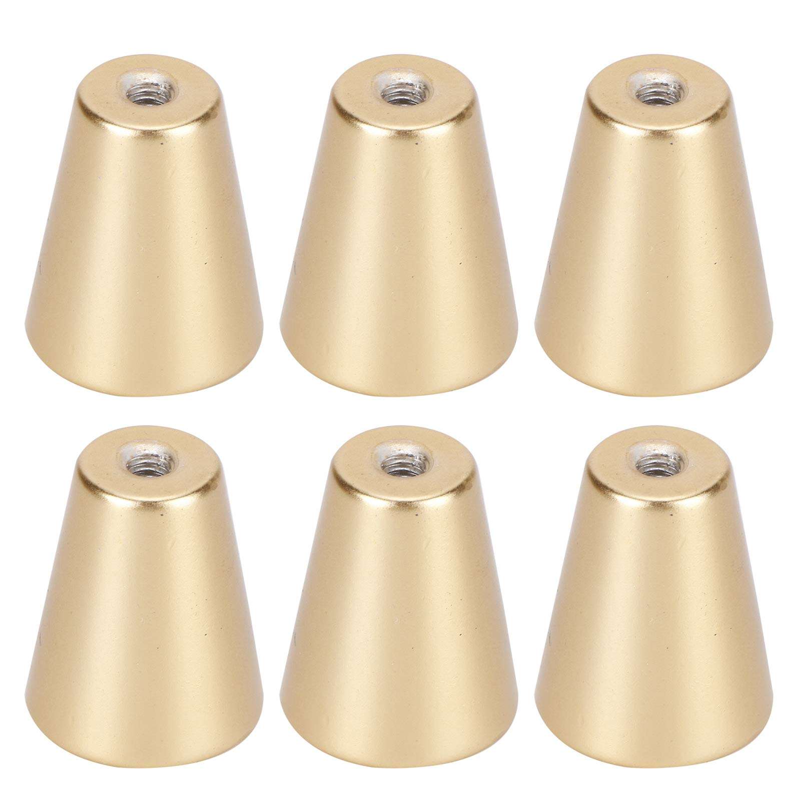 Door Handle European Style Cabinet Accessories Drawer Pull 6 Sets Furniture Hardware Jewelry Cabinets Tv Cabinets for Wardrobes Shoe Cabinets(#1) 1