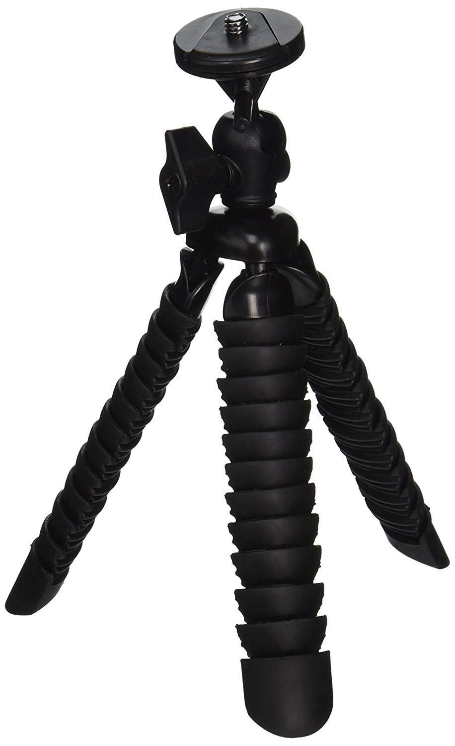 VIVITAR VIV-SP-7-BLK Small Rubberized Spider Tripod (Black) 1