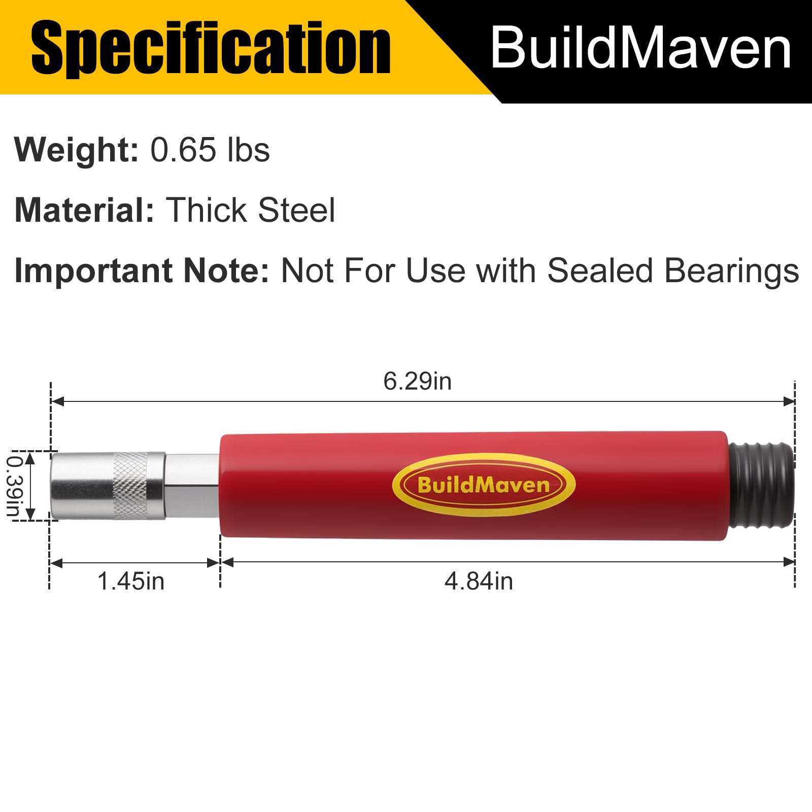 Grease Fitting Cleaning Tool -Grease Zerk Cleaner, Zerk Fitting Cleaning Tool, Remove Old Dried Grease from Fittings, Pins, Shafts, Bushings, and Joints (Red) 6