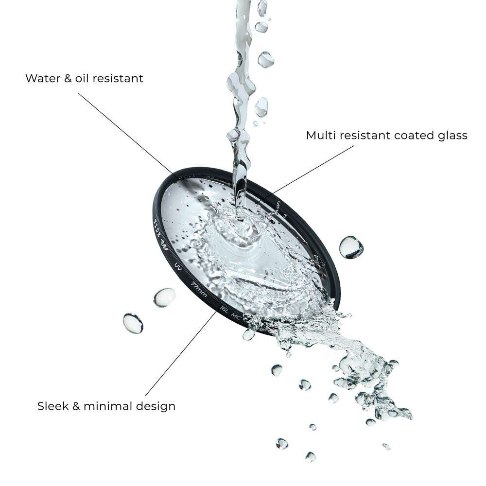 Tide Optics UV Filter (49mm) - Ultraviolet Protection Multi-Coated Glass 3