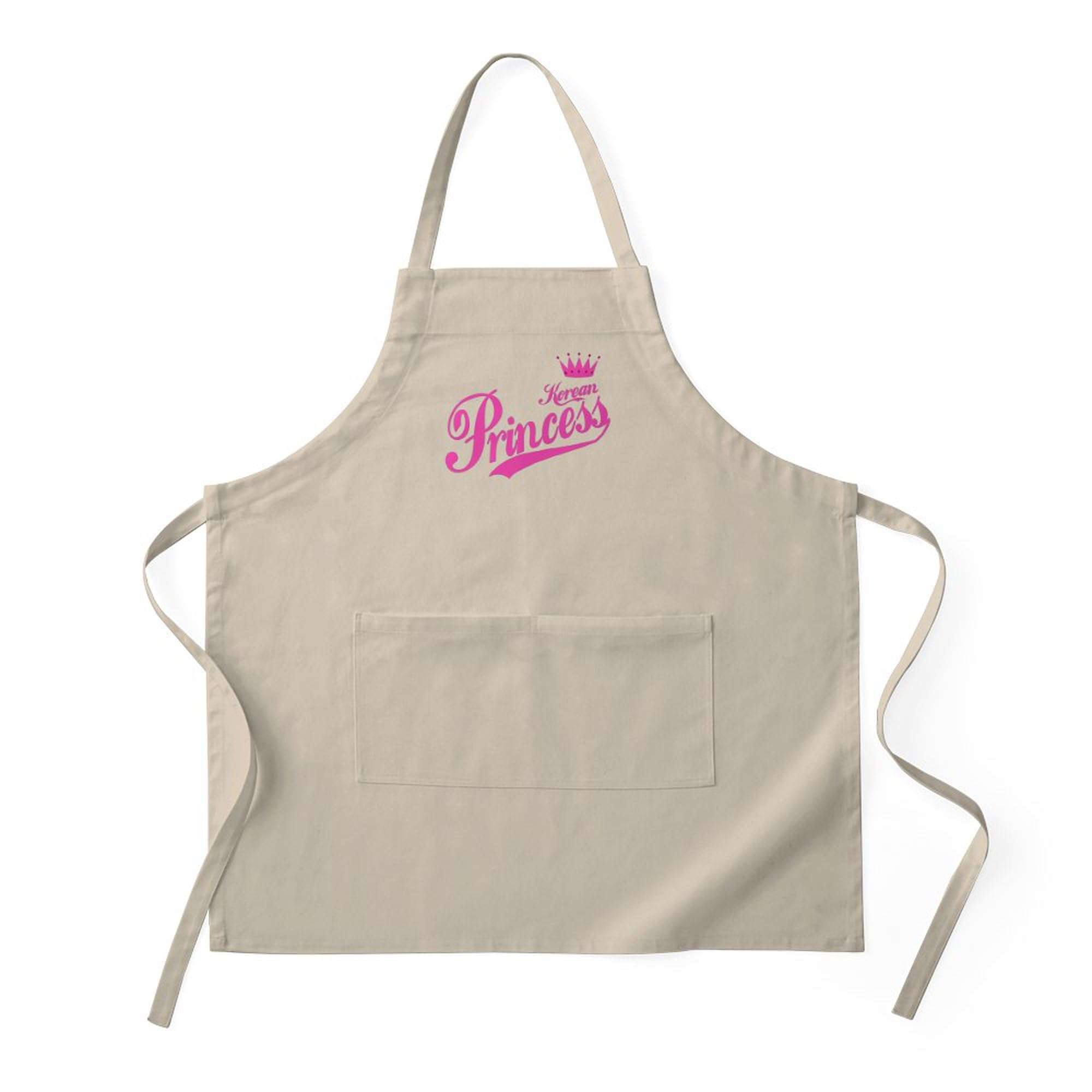 CafePress Korean Princess BBQ Kitchen Apron with Pockets, Grilling Apron, Baking Apron 1