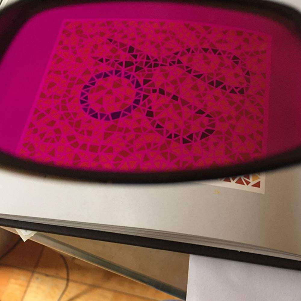 OUTAN Glasses for Red Green Blindness, Color Weakness Completely,C Type Black PC Frame - Len Purple 4