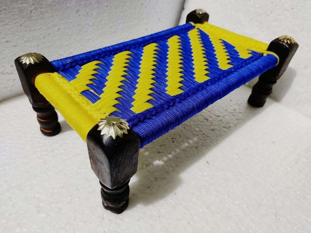 Happie Shopping Beautifully Handcrafted Toy Bed for Kids(24x15x10cm) 1