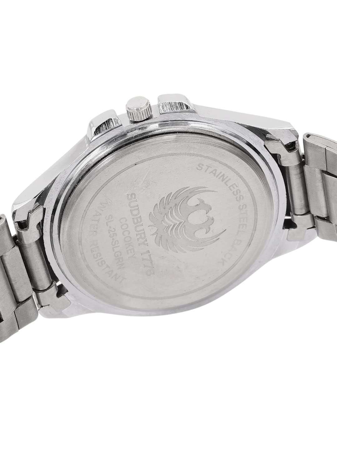 Sudbury 1776 Cocokey Analog Silver Pink Dial Watch for Women - SL-23-SLPK 6