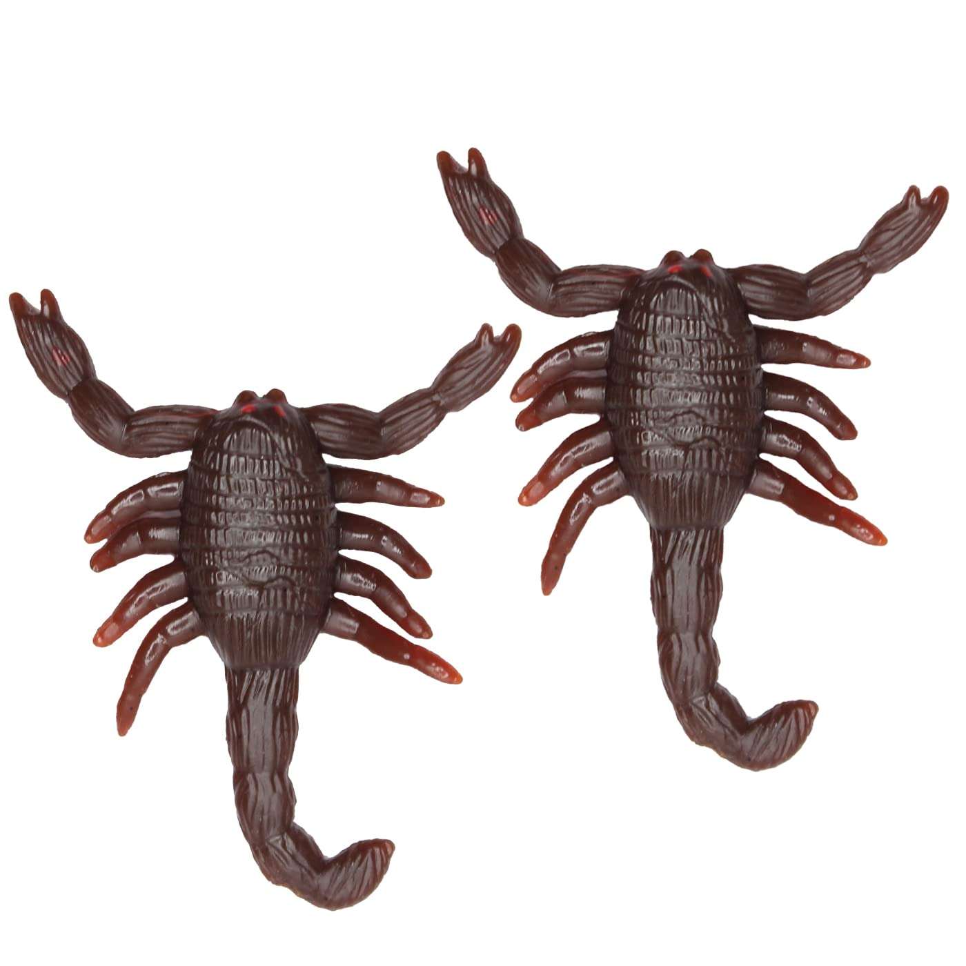 BOXO Set of 2 Pcs Rubber Scorpion Toy Prank Toy Tricky Toy for Kids and Adults 1