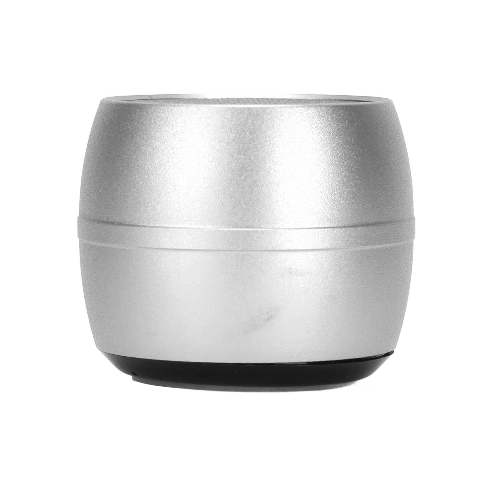 JTLB Mini Bluetooth Speaker IP67 USB Charging Built in Mic Portable Speaker for Shower Room Car (Silver) 5