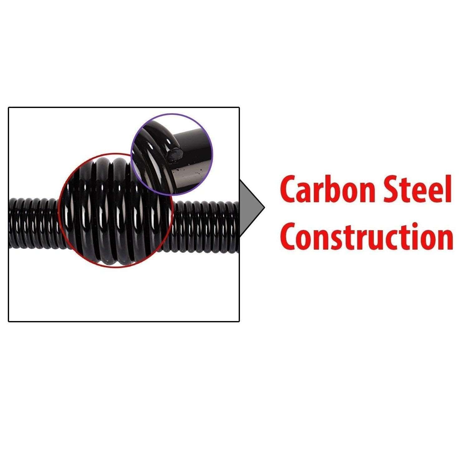 Toriox Professional Heavy Duty 20/30/40 kg Power Twister Bar | Upper Body Strength Training Workout | Spring Bar for Strength Training for Arm Builder (40 KG) 4