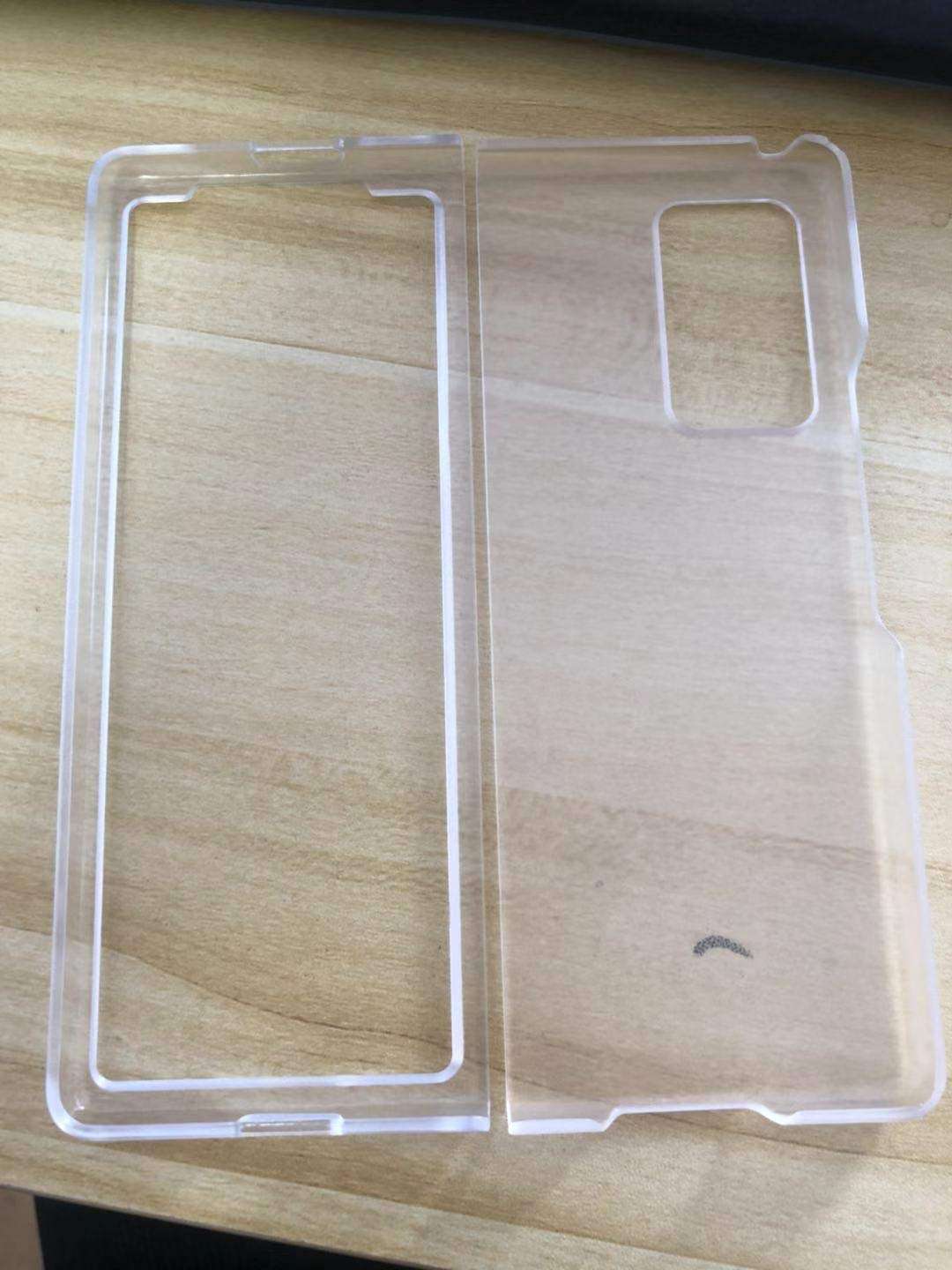 VIESUP for Galaxy Z Fold 2 5G Phone Case, Scratch-Resistant Protective Cases for Samsung Galaxy Z Fold 2 5G Ultra-Thin PC All-Inclusive Tup Soft Shell Case (Frosted) 5