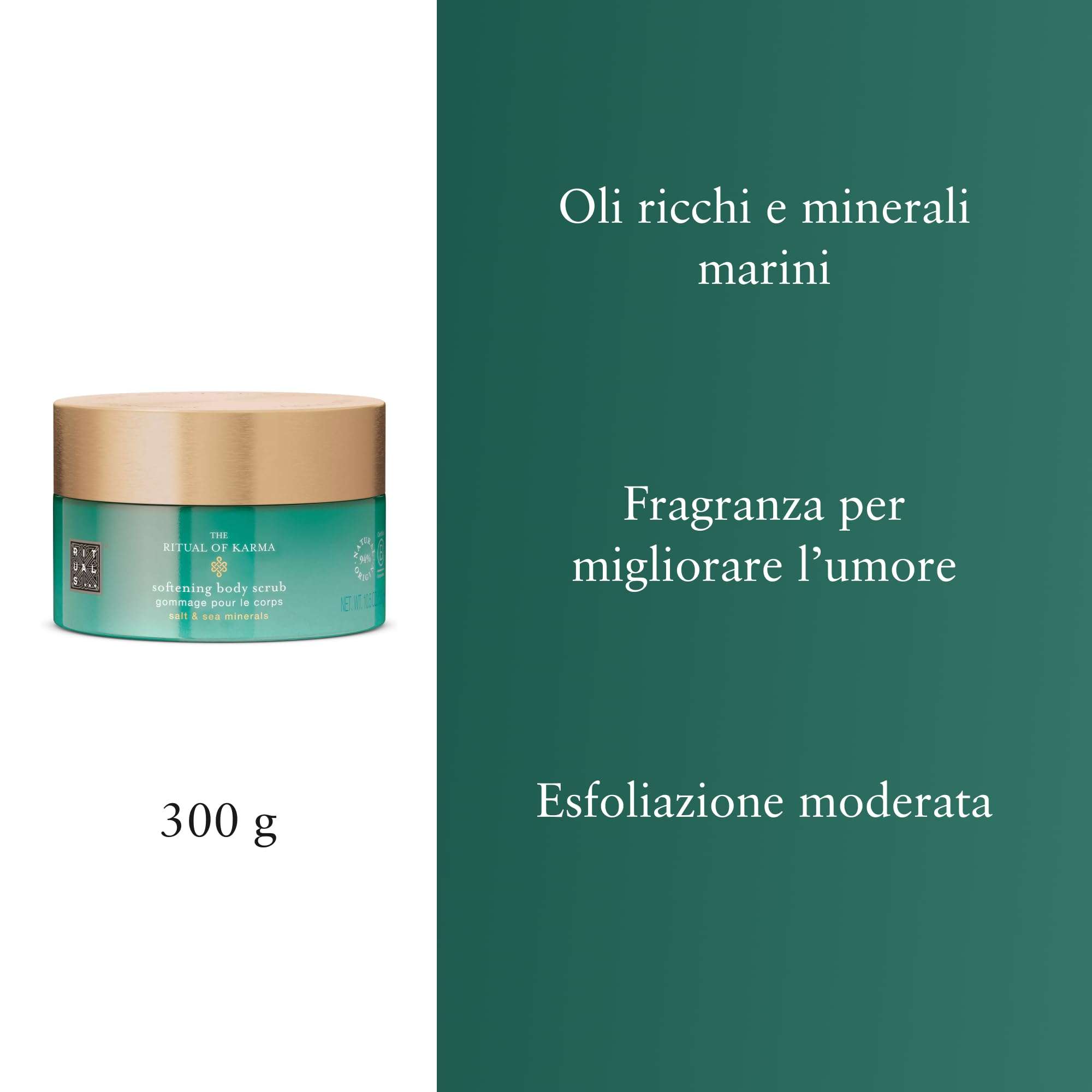 Rituals The of Karma Softening Body Scrub for Unisex - 10.5 oz Scrub 4