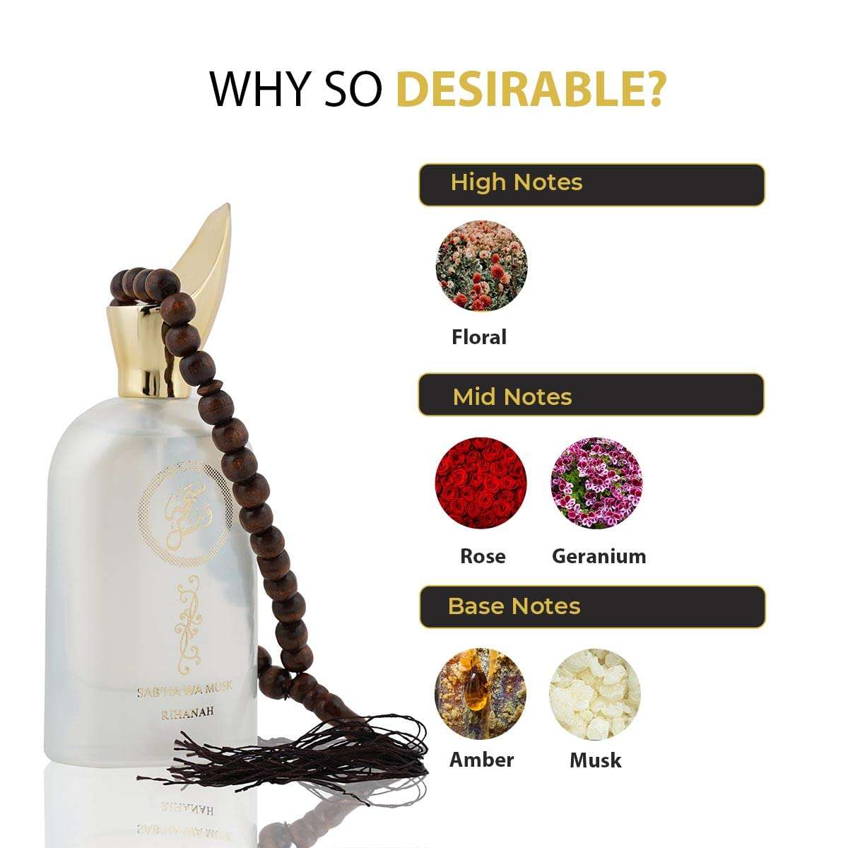 RIHANAH Sab_Ha Wa Musk EDP Perfume 100ml for Women 5