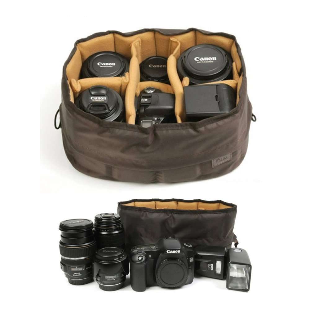 Ciesta Flexible Cushion Partition-M Lens DSRL SLR Camera Insert Padded Bag 1