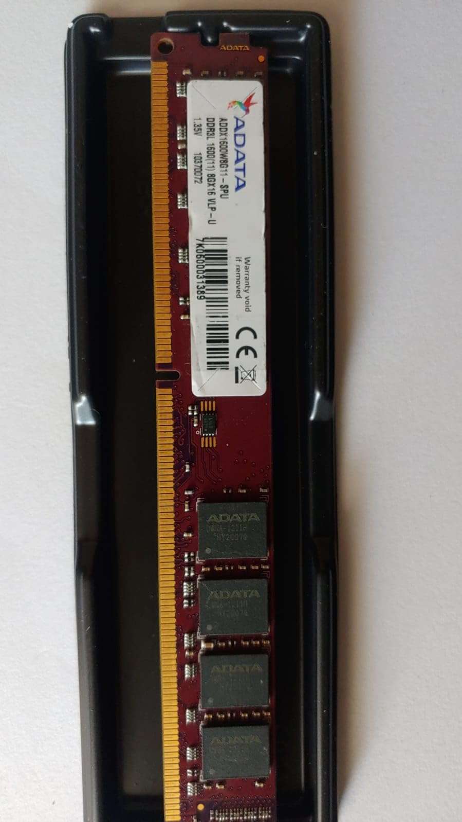8GB DDR3 1600MHz Desktop RAM (AD3U1600W8G11-SPU) – High-Performance Memory for Faster Multitasking 1