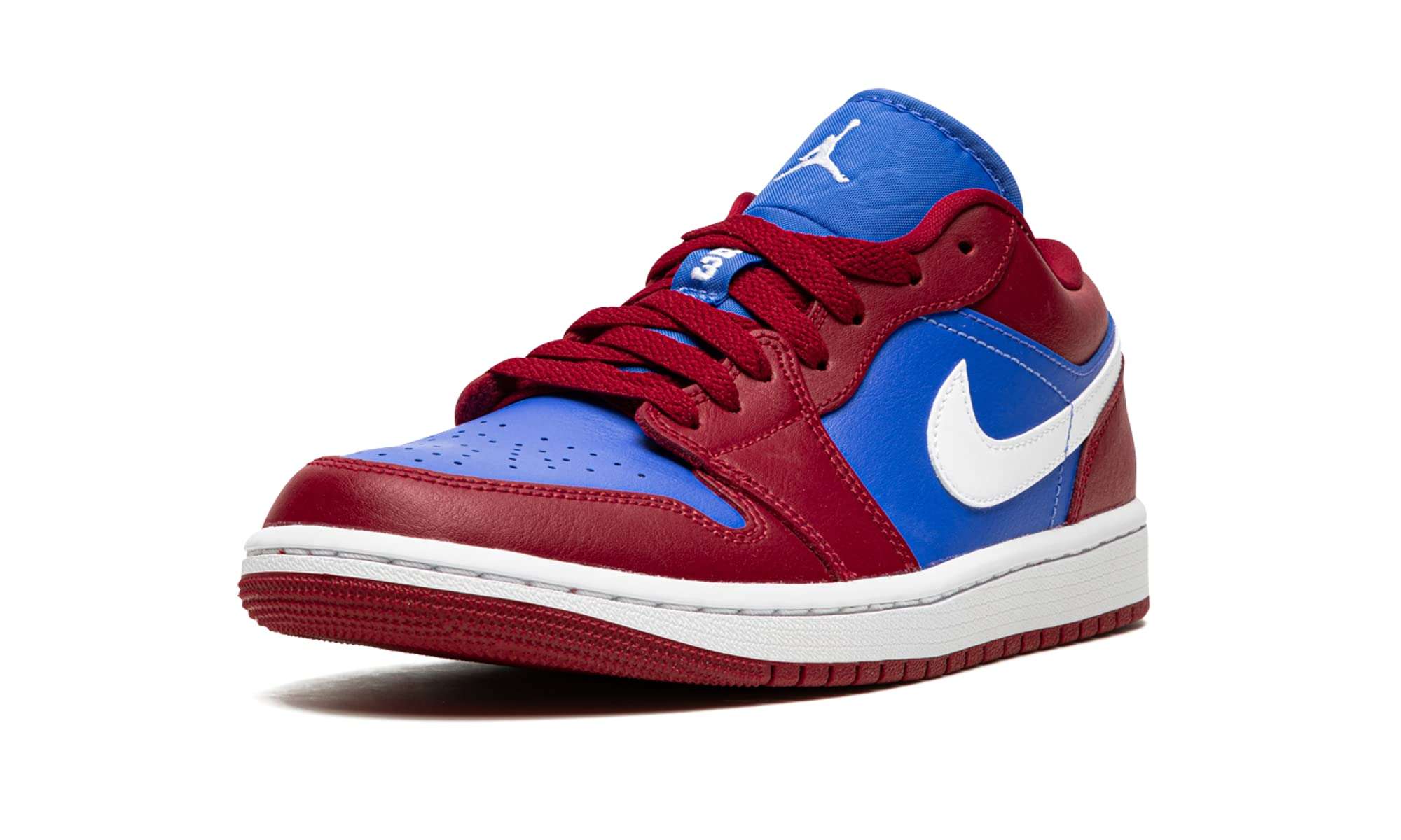Jordan Womens WMNS air Jordan 1 Low DC0774 604 Pomegranate/Medium Blue - Size 9.5W 4