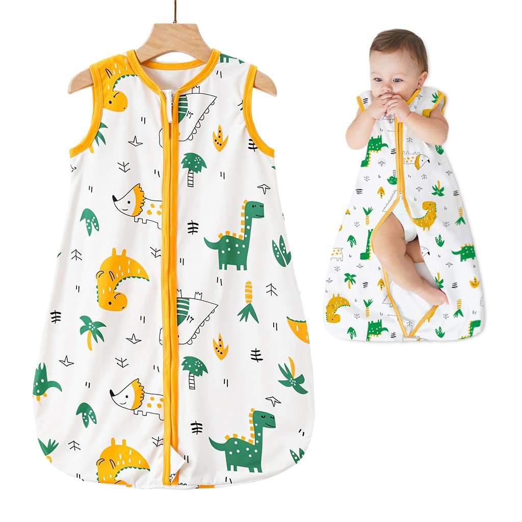 SNOWIE SOFT® Baby Swaddles for Newborns,100% Cotton Baby Swaddle Wrap for Newborns Arms Up Sleeping Blanket Zipping Sleeping Bag 1