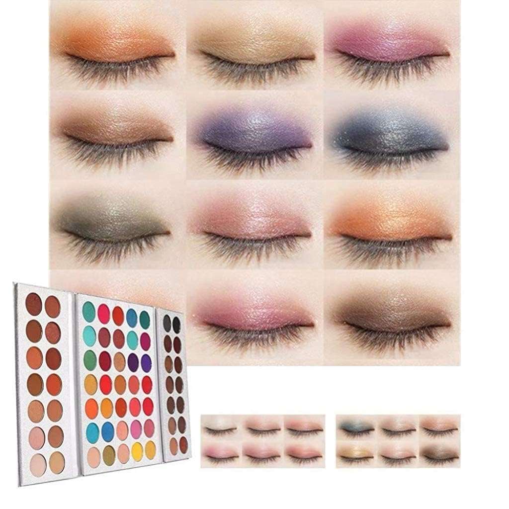 Ashyra Gorgeous Me 63 Color Palette Matte Eye shadow Professional Eyeshadow, Multicolor, Semi-Matte Finish(Multicolor) 6