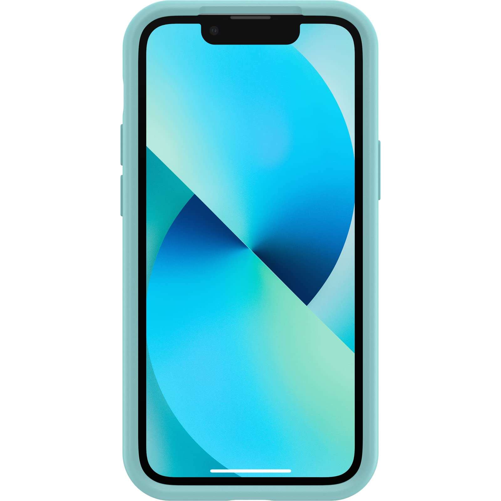 OtterBox Clear Case With Colorful Grip Edge for iPhone 13 Mini - DISCOVERY (Clear/Light Blue) 5