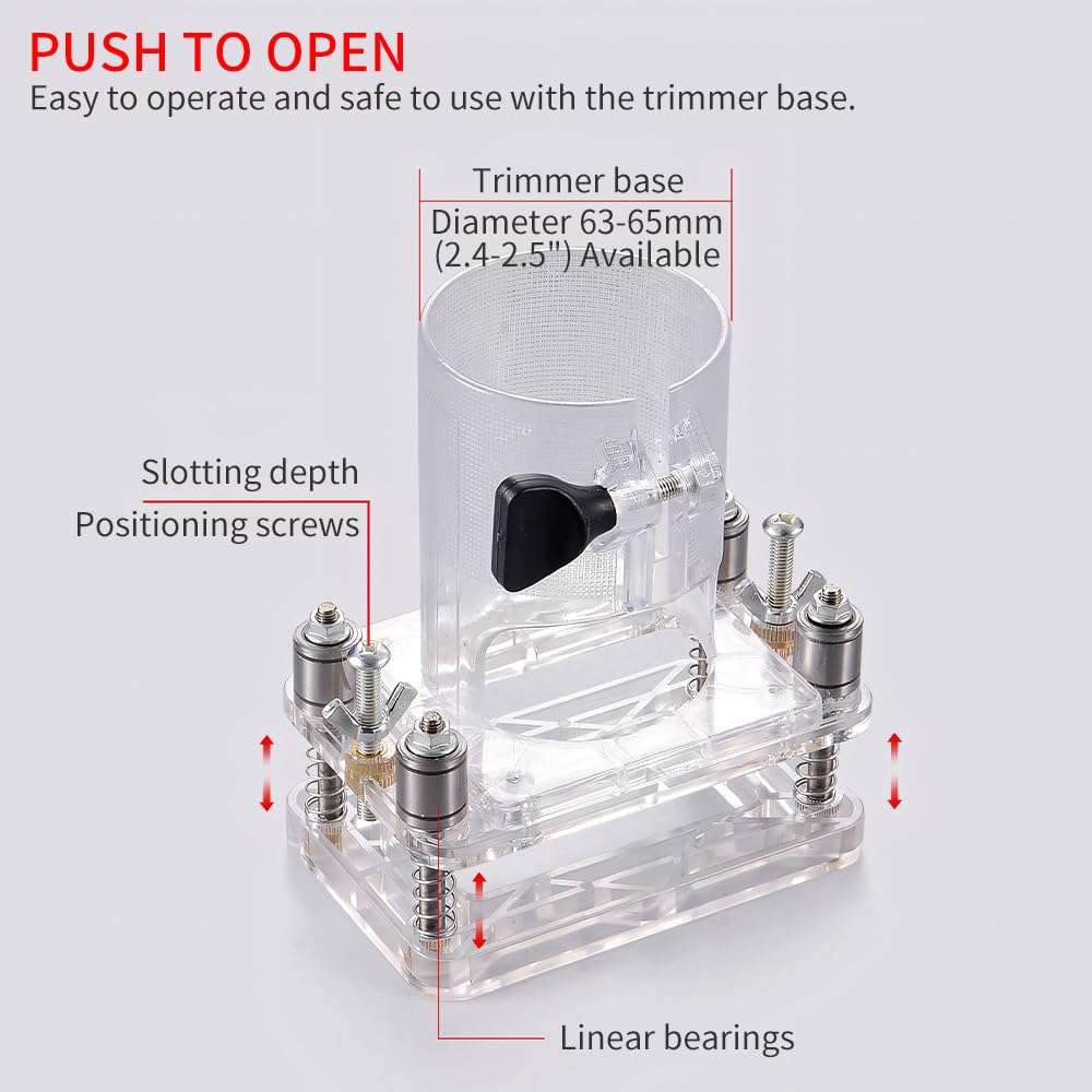 BAUSATZ Door Hinge Jig Woodworking Hole Opener Positioning Door Lock Jig Alloy Hole Opener Door Hinge Tool Door Installation Locator Door Jig Hinge Guide Hole Opener Template Door Hanging Tools 5