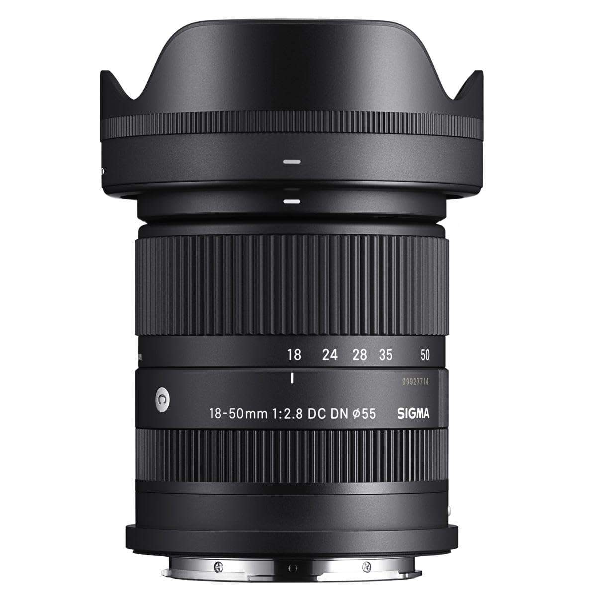 Sigma 18-50mm f/2.8 DC DN Contemporary Lens for L Mount, Bundle with Hoya NXT Plus 55mm UV+CPL Filter Kit and Cleaning Kit 3