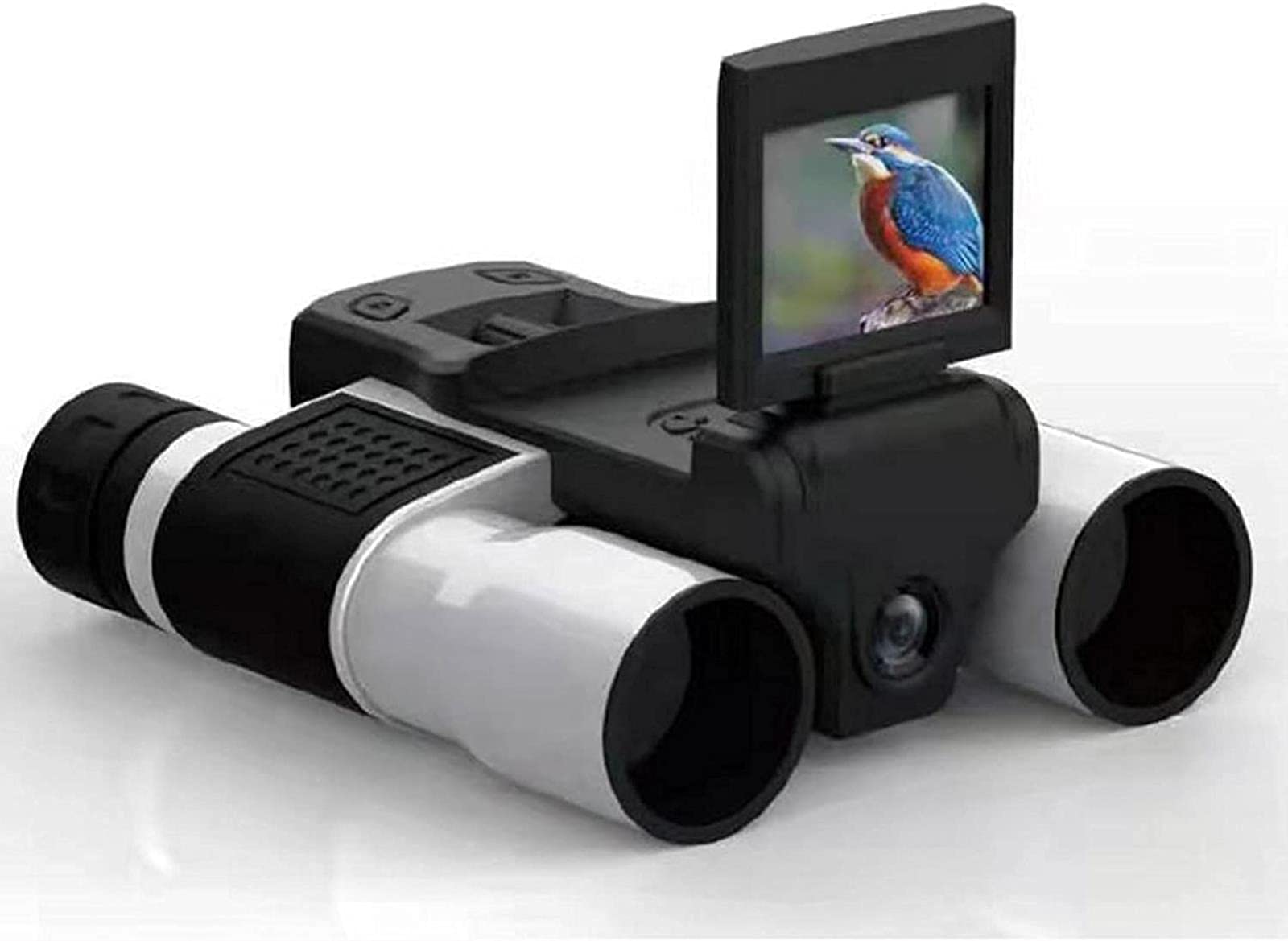 Binoculars for Adults 1080p Camera 2.0" LCD 12x32 Hd Black Binoculars Telescope Folding with Built-in Ca 1