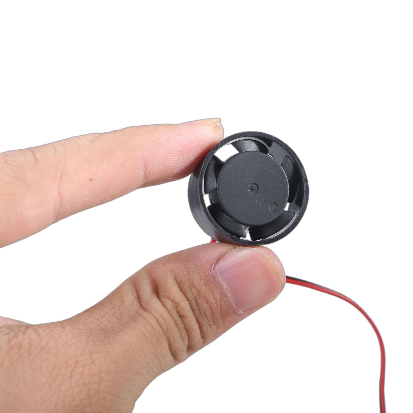 QMQJIA Efficient 2510 25x10mm Round Cooling Fan for Car LED Lighting DC5V12V24V Optional 0.5W Power 28cm/11.02inch Cable 4