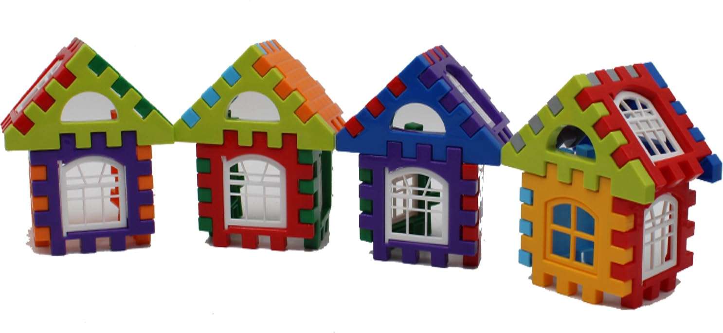160+ Pcs Happy Home House Building Block Toy for Kids with Attractive Windows 4