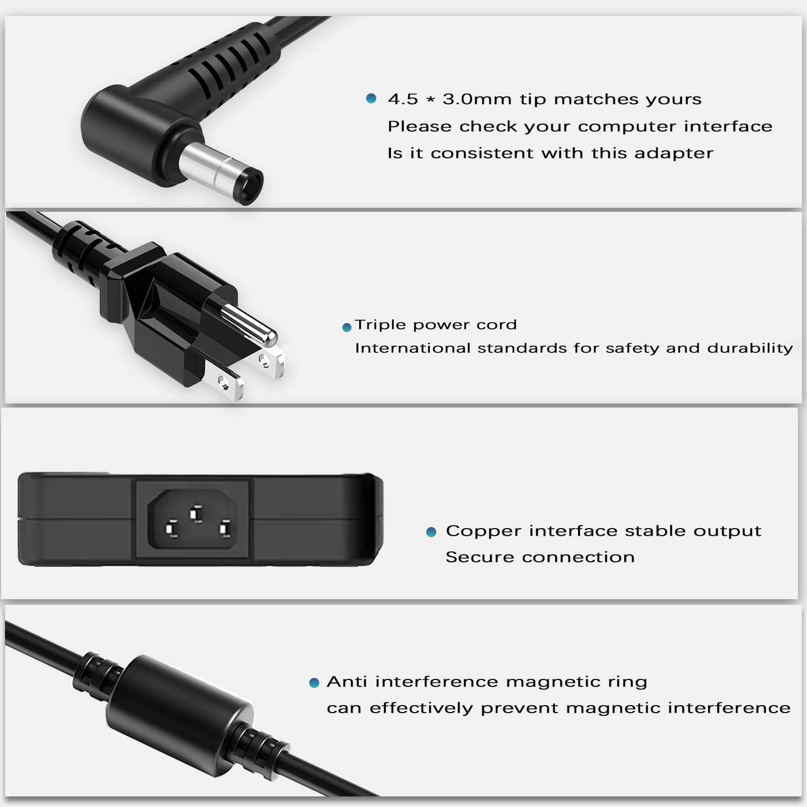 240W 200W Charger for Msi Katana 15 17 HX GF66 GF76 Pulse 15 17 GL66 G76 Sword 15 17 Crosshair 15 16 17 Delta 15A5EFK Stealth 14 Studio A13V MS-14K1 MS-1543 Vector GP66 GP76 Laptop 4
