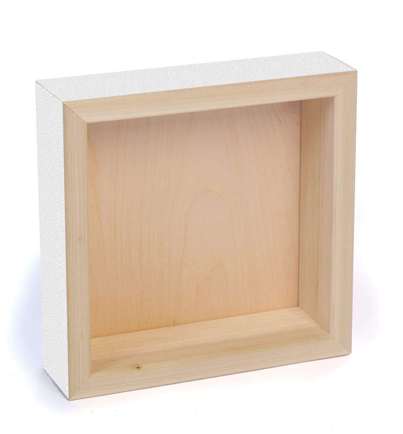 Snoogg Art 8x8 inch Super Value Wood Panel Boards - Great Alternative to Canvas Panels. Paint Like The Old Masters Pack - 2 3