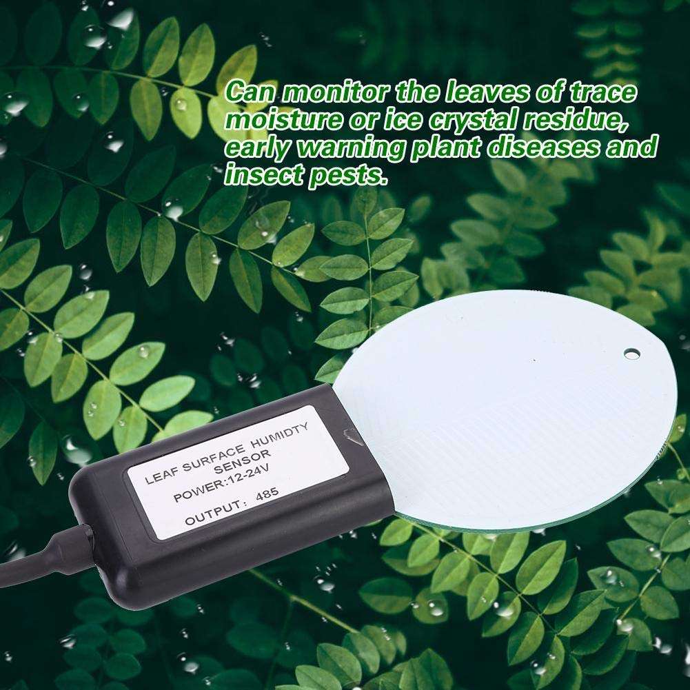 AUNMAS RS485 Leaf Surface Temperature Humidity Sensor Leaf Surface Moisture Sensor Transmitter Testing Tools 2