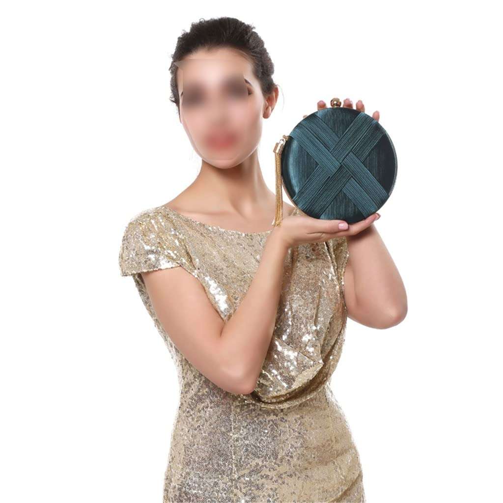 YMGSCC Fashion Women Bag Tassel Metal Small Day Clutch Purse Handbags Chain Shoulder Lady Evening Bags Phone Key Pocket Bags(Gray) 6