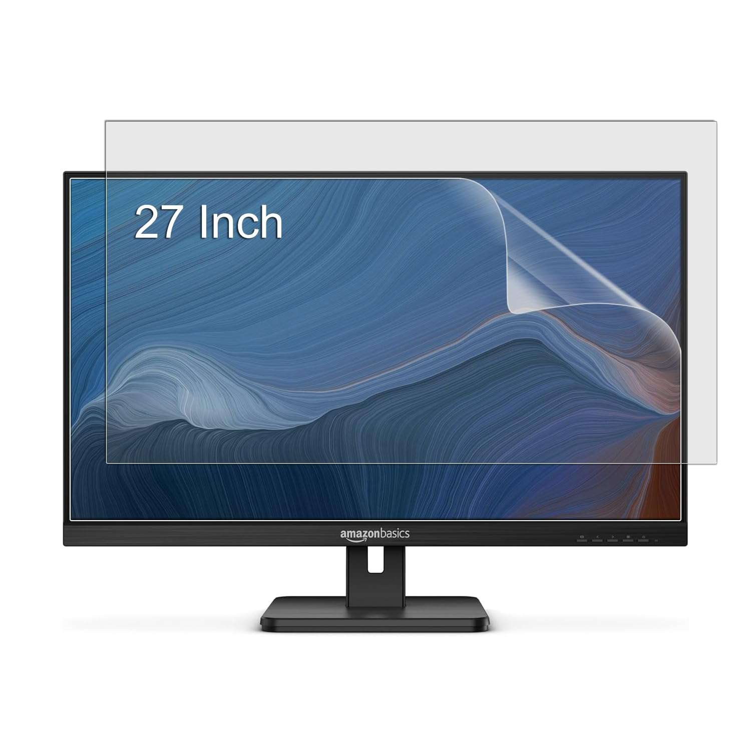 KEANBOLL 2-Pack Anti Glare Matte Screen Protector for Amazon Basics 27-inch Monitor 2