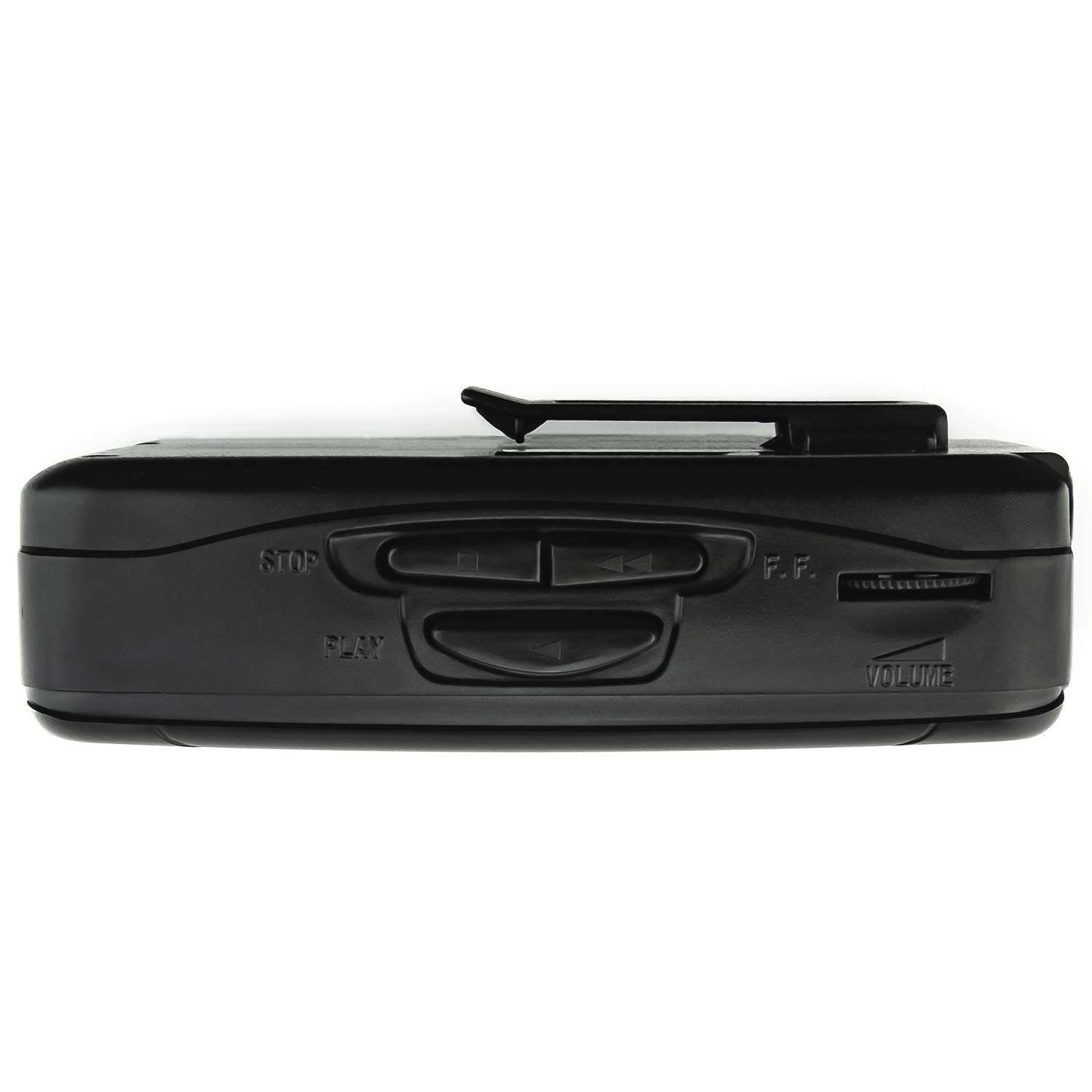 Tyler TCP-02 Portable Stereo Cassette Player - Slim 7 x 5 x 2-Inch Listening Device with Tape Deck and Dual Band AM/FM Radio - Retro-Style Battery-Operated Music Tool with Sport Earbuds and Belt Clip 6