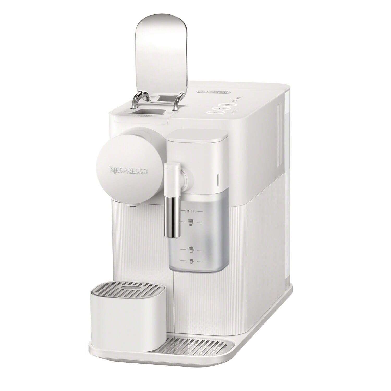Nespresso Lattissima One Original Espresso Machine with Milk Frother by De'Longhi, Silky White