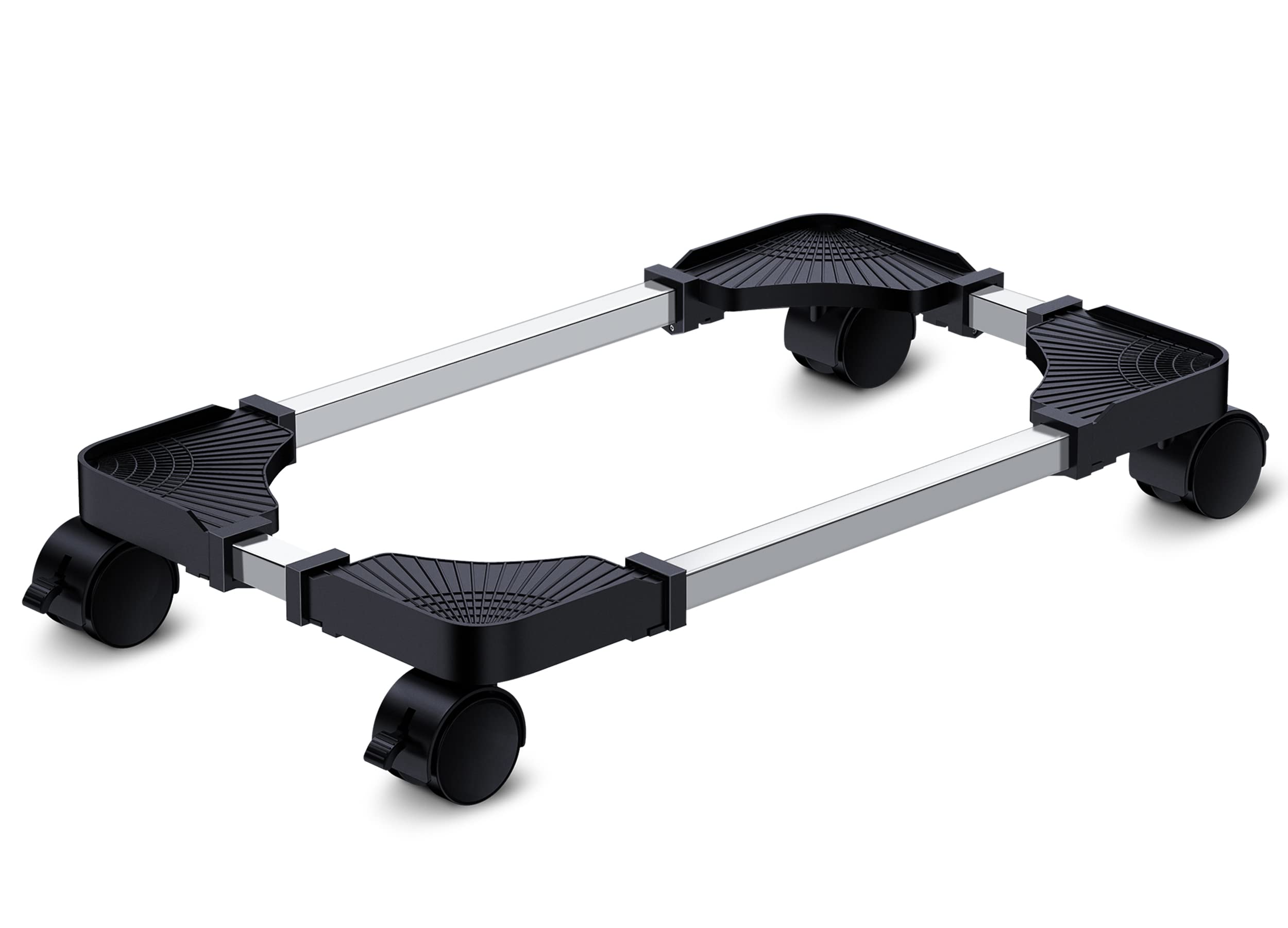 LABOBOLE Computer Tower Stand - Adjustable PC Stand for Most Desktop Towers - Elevate and Organize Your Desktop - Mobile CPU PC Holder Cart Riser Printer 1