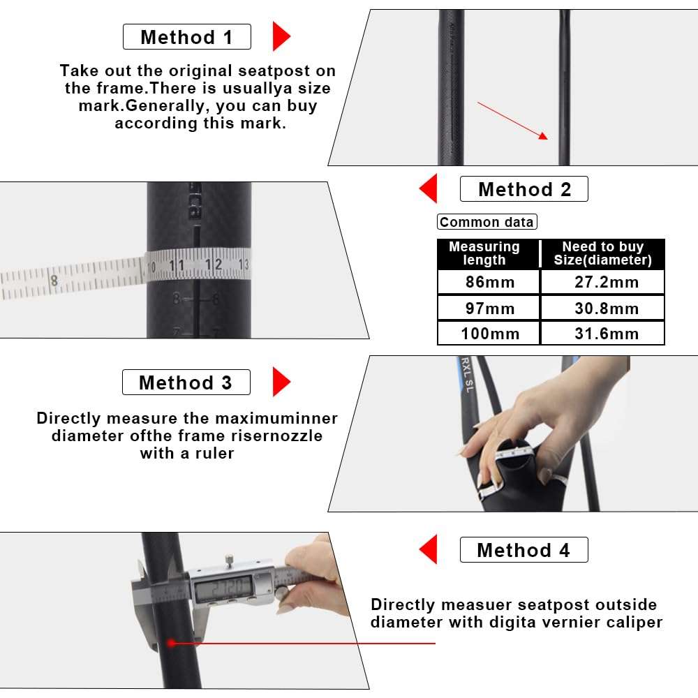 Alfa Pasca Carbon Bike Seatpost 30.8 Bicycle Seat Post Bike Seat Tube for Mountain Road Bikes MTB BMX 5