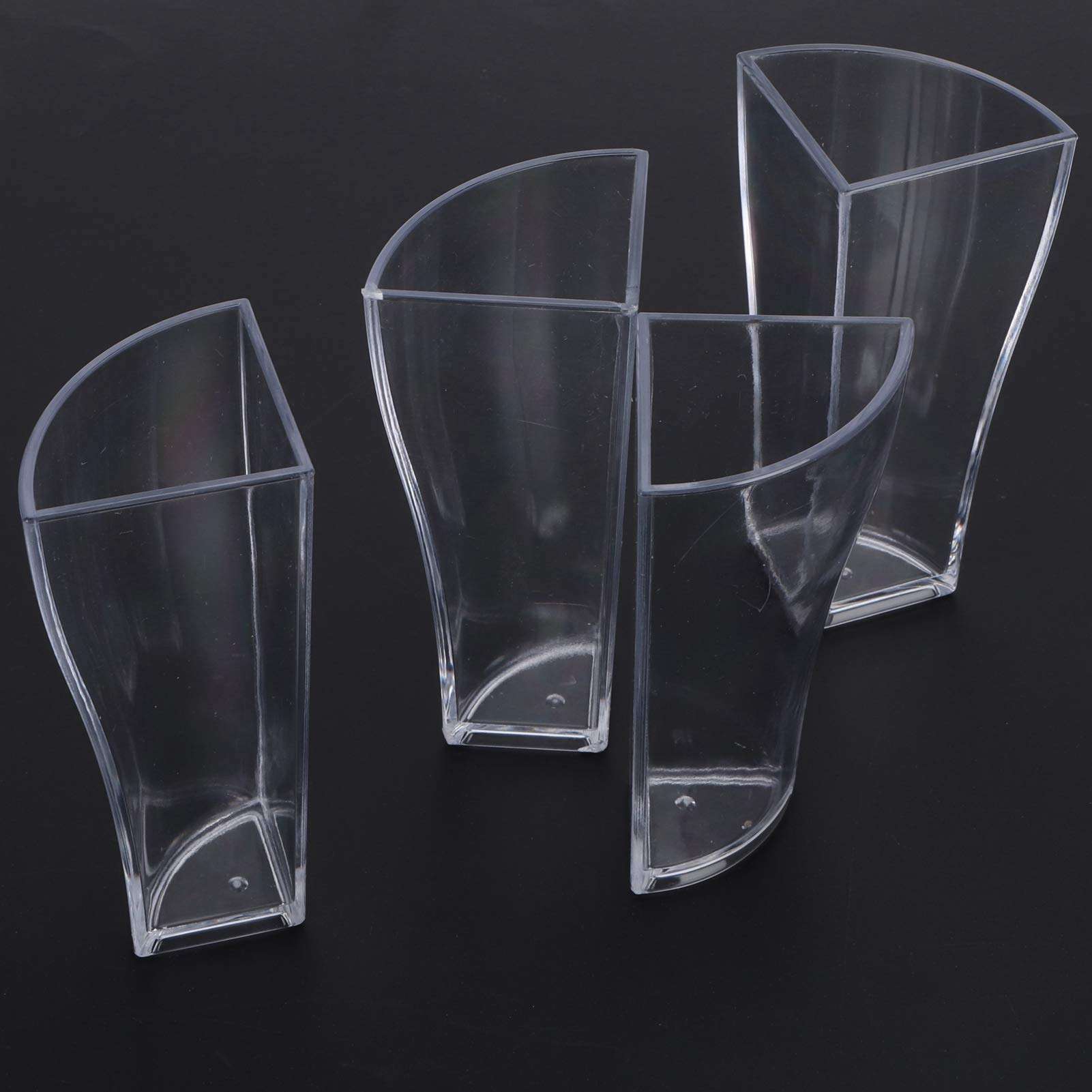 4 in 1 Beer Glass Cups, Transparent Acrylic Wine Glass, Easy Grip, for Bar Party Supplies (L 30cm / 11.8in) 6