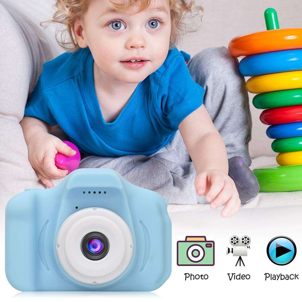 Redcolourful Kids Digital Video Camera Mini Rechargeable Children Camera Shockproof 5