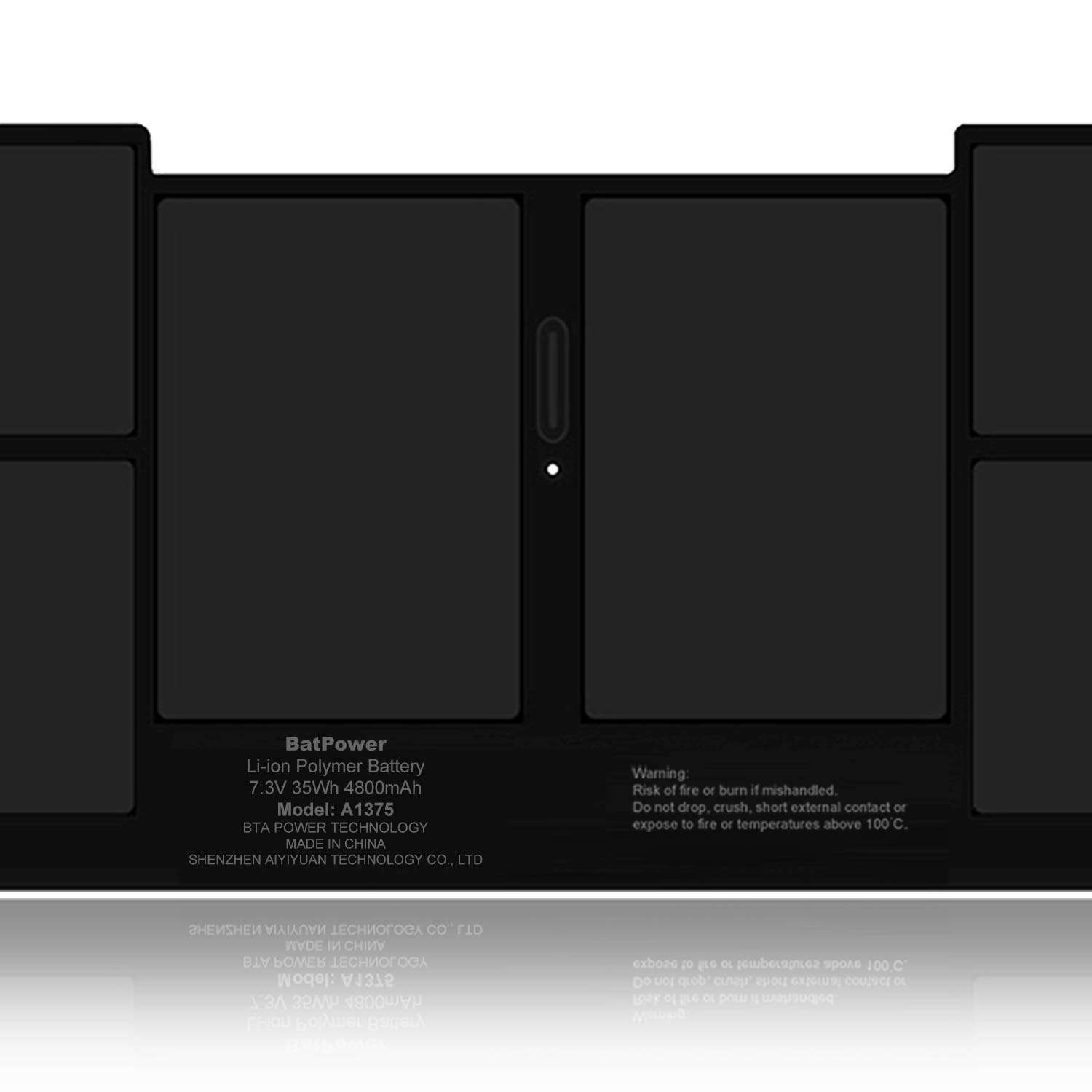 BatPower A1375 Replacement Laptop Battery for Apple Late 2010 MacBook Air 11-inch A1370 EMC 2393 Battery MacBook Air 11" A1370 Apple A1375 Battery 35Wh 4