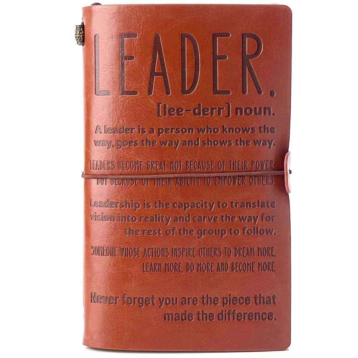 Eterfordista Leader Gifts Thank You Gifts for Leader Boss Mentor Supervisor PM Retirement Leaving Coworker Farewell Bosses Day Promotion Celebration Birthday Gift Leaders Definition Leather Planners 1