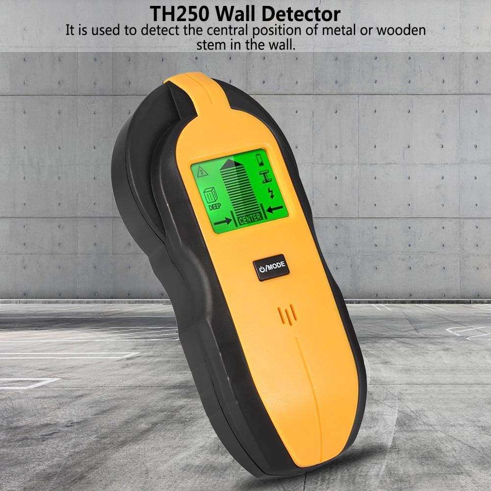 YYONGAO Metal Detector Wall Detector,TH250 LCD Backlight Digital Wall Detector Metal Wood Voltage Detecting Stud Analyzer 3
