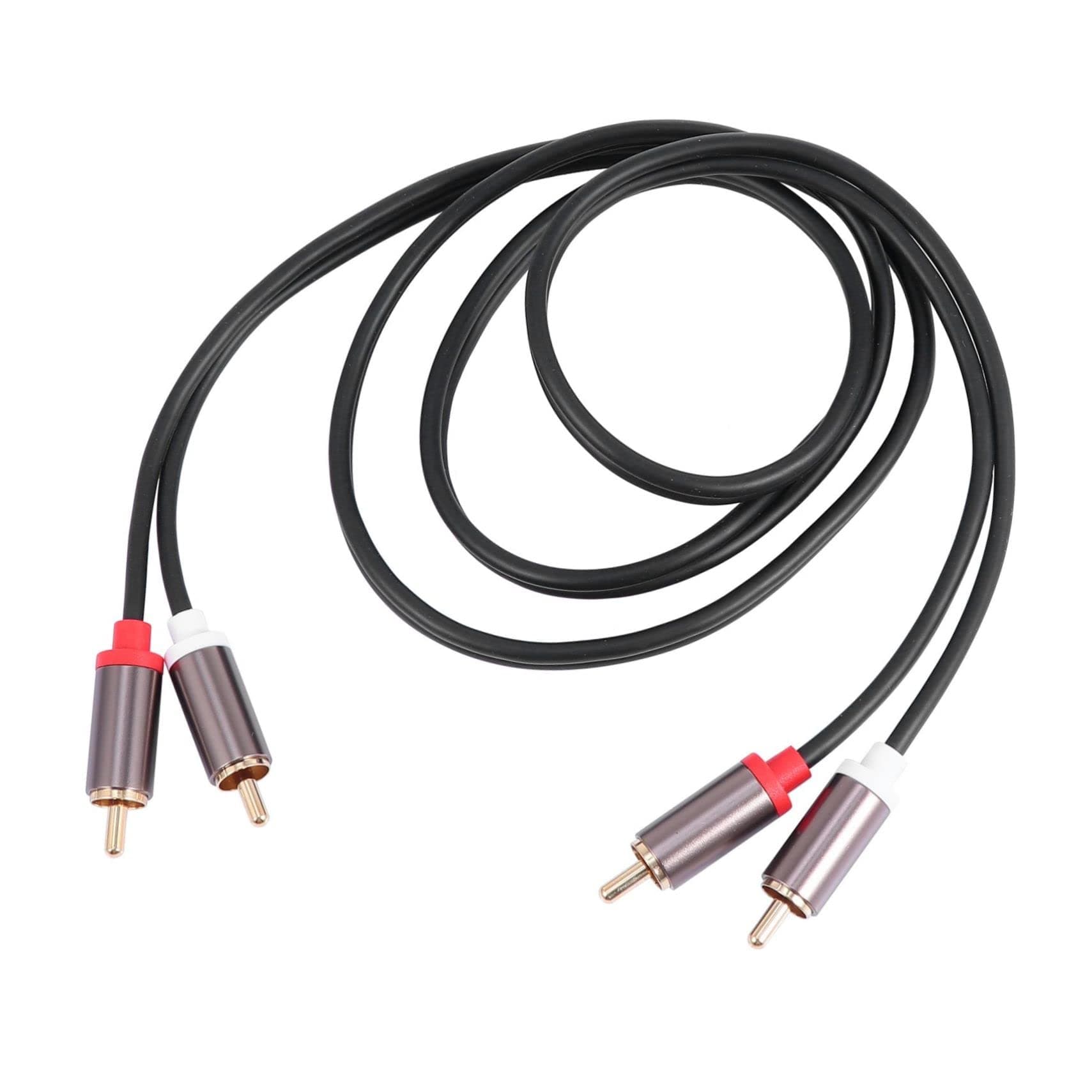 OSALADI 2 2 Audio Cable Adapter Cable Coaxial Cable HDTV Cable Headphones Adapter Cable for HDTV Headphone Adapters Male Stereo Cable Conversion Cable Male Audio Adapter Copper Conductor 1